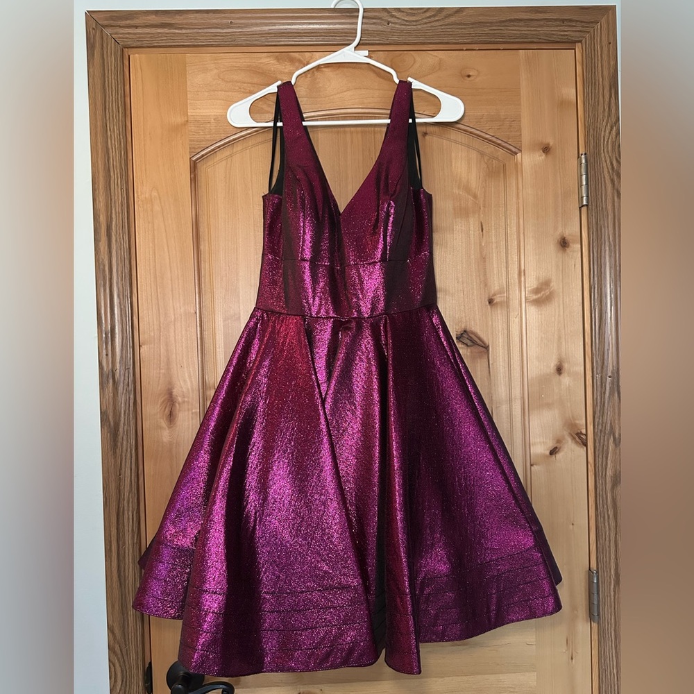 Ieena for Mac Duggal Metallic Dress Size 6